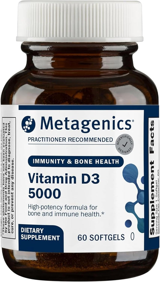 Metagenics Vitamin D3 5000 60 Softgels