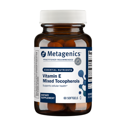 Metagenics Vitamin E Mixed Tocopherols 60 Softgels