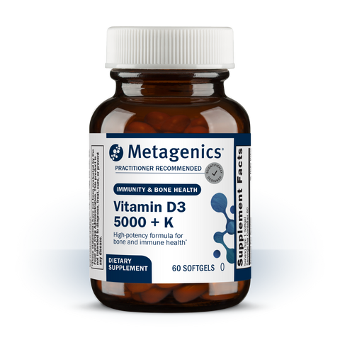 Metagenics Vitamin D3 5000 + K 60 Softgels