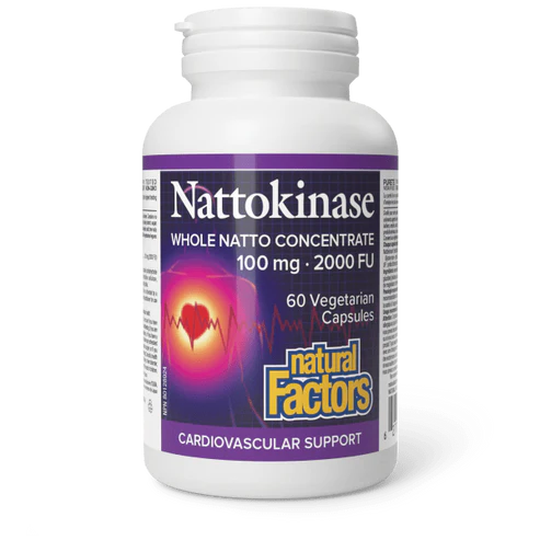Natural Factors Nattokinase 100mg 60 Veg Capsules