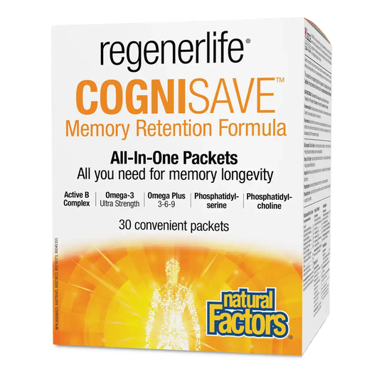 Natural Factors RegenerLife CogniSave 30 Packs