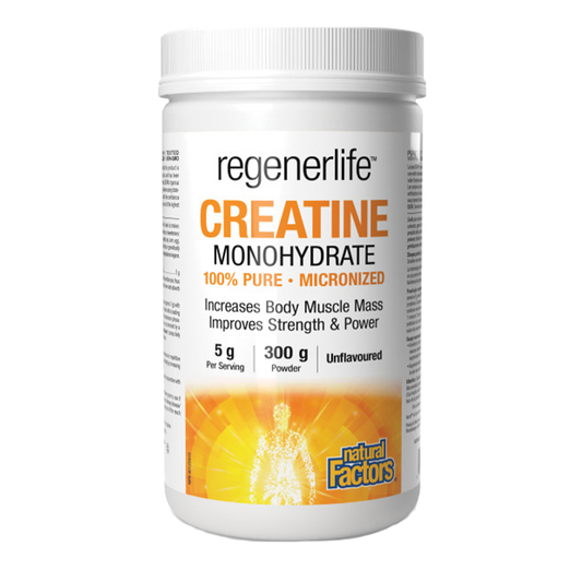 Natural Factors RegenerLife Creatine Monohydrate Unflavoured 300g
