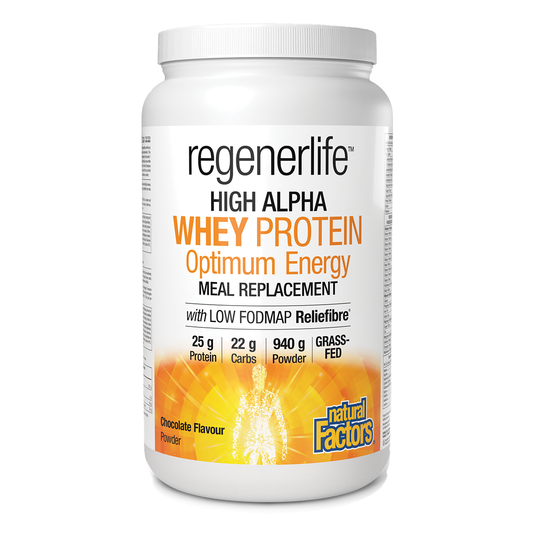 Natural Factors RegenerLife High Alpha Whey Protein Chocolate 940g