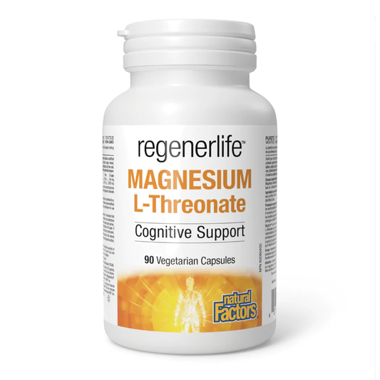 Natural Factors RegenerLife Magnesium L-Threonate 90 Veg Capsules