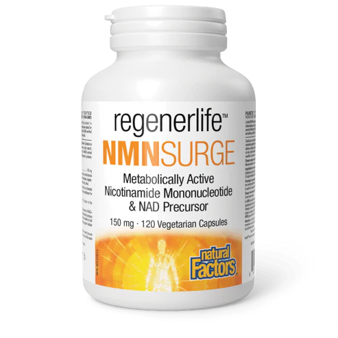 Natural Factors RegenerLife NMNSurge 120 Veg Capsules