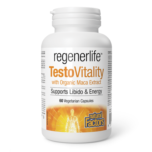 Natural Factors RegenerLife TestoVitality 60 Veg Capsules