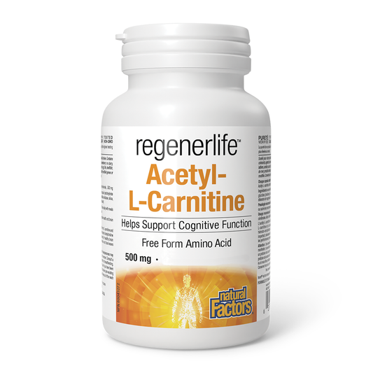 Natural Factors Regenerlife Acetyl-L-Carnitine 120 Veg Capsules