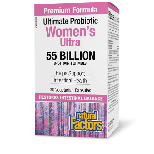 Natural Factors Women’s Ultra Probiotic 55 Billion 30 Veg Capsules