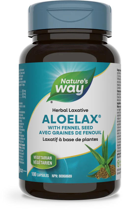 Nature's Way Aloelax Laxative 100 Veg Capsules
