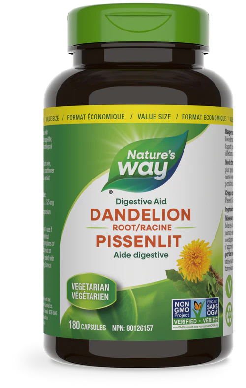 Nature's Way Dandelion Root 180 Veg Capsules
