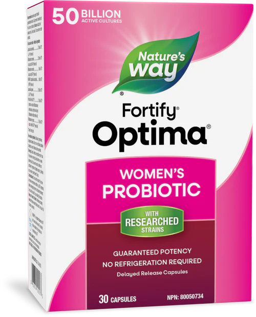 Nature's Way Fortiy Optima Women's 50 Billion 30 Veg Capsules