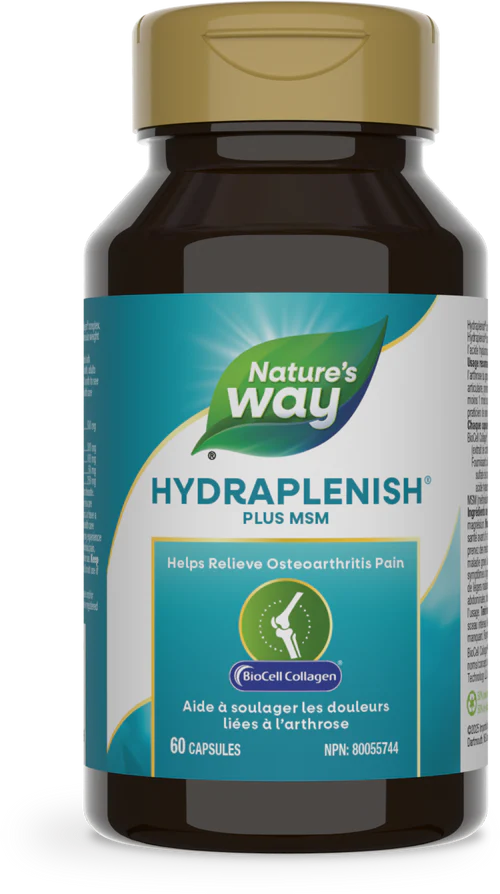 Nature's Way Hydraplenish Plus MSM & Collagen 60 Capsules