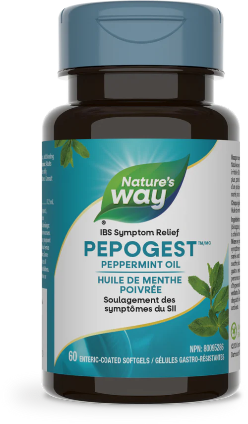 Nature's Way Pepogest Peppermint Oil 60 Softgels