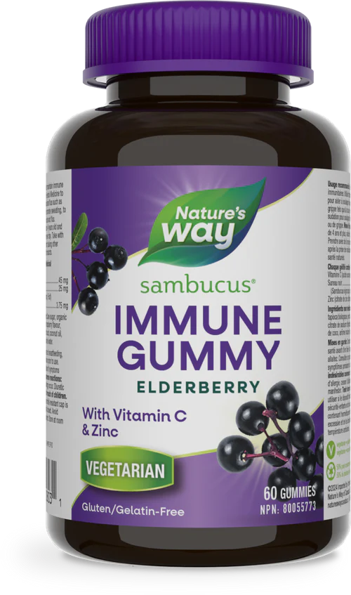 Nature's Way Sambucus Immune Support 60 Gummies
