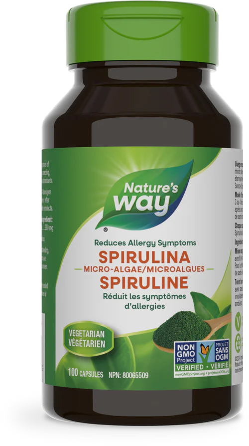 Nature's Way Spirulina 100 Capsules