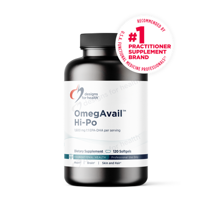 Designs for Health OmegAvail Hi-Po 120 Softgels