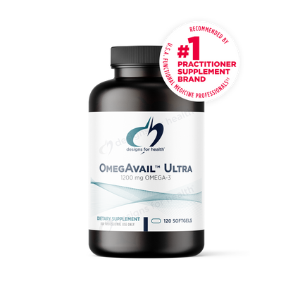 Designs for Health OmegAvail Ultra 120 Softgels