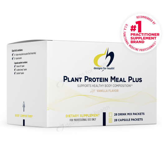 Designs for Health Plant Protein Meal Plus 28 Packets