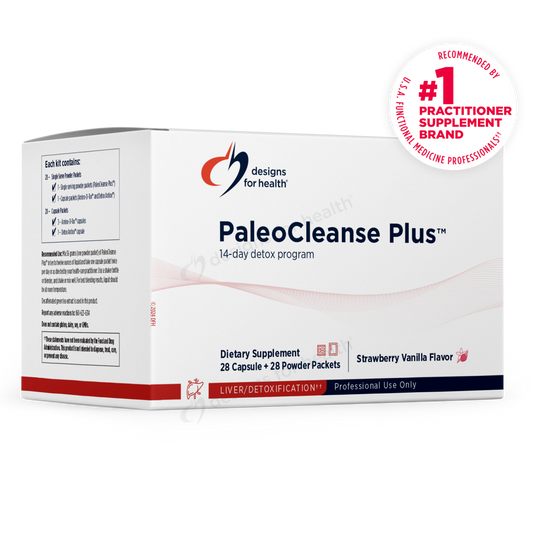 Designs for Health PaleoCleanse Plus Strawberry Vanilla 14 Day Detox Program