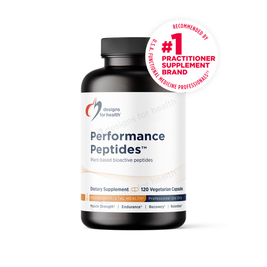 Designs for Health Performance Peptides 120 Veg Capsules
