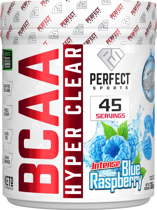Perfect Sports BCAA Hyper Clear Intense Blue Raspberry 306g
