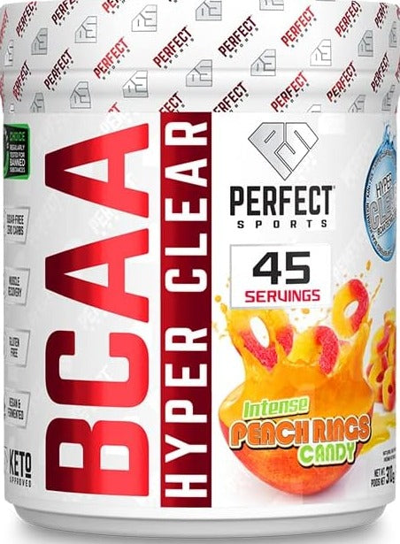 Perfect Sports BCAA Hyper Clear Intense Peach Rings 310g