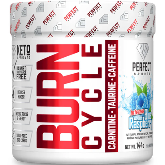 Perfect Sports BURN CYCLE: Thermogenic Intense Blue Raspberry 144g