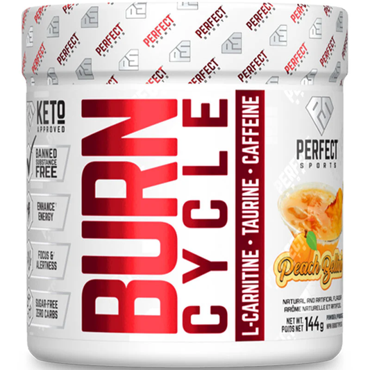 Perfect Sports BURN CYCLE: Thermogenic Peach Bellini 144g