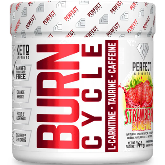 Perfect Sports BURN CYCLE: Thermogenic  Strawberry Sunshine 144g