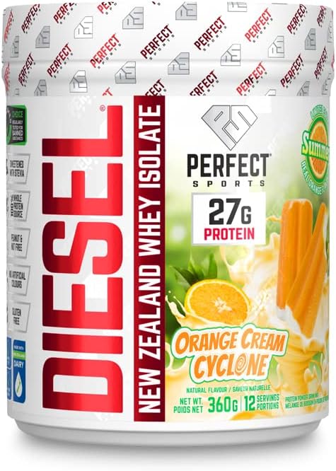 Perfect Sports DIESEL New Zealand Whey Isolate Orange Cream Cyclone 360g
