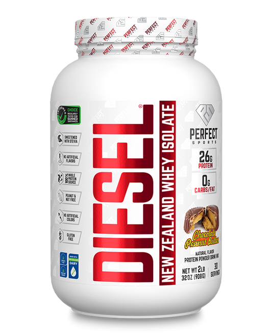 Perfect Sports DIESEL New Zealand Whey Isolate Salted Caramel 2lb