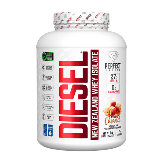 Perfect Sports DIESEL New Zealand Whey Isolate Salted Caramel 5lb