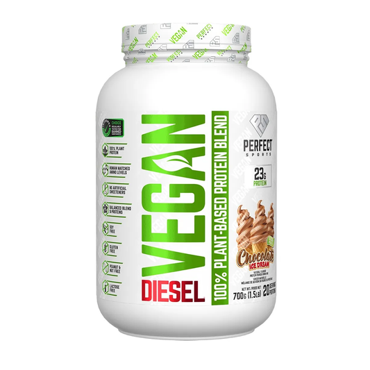 Perfect Sports DIESEL Vegan Plant Based Protein Chocolate Ice Dream 700g