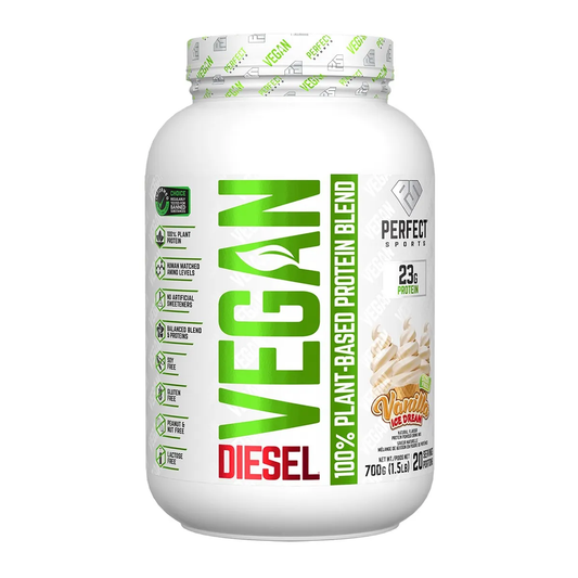 Perfect Sports DIESEL Vegan Plant Based Protein Vanilla Ice Dream 700g
