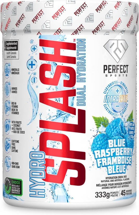 Perfect Sports Hydro SPLASH Dual Hydration Blue Raspberry  333g