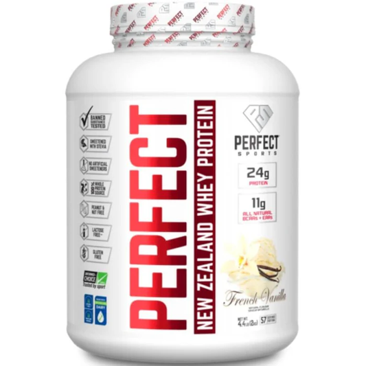 Perfect Sports PERFECT New Zealand Whey Concentrate French Vanilla 4.4lb