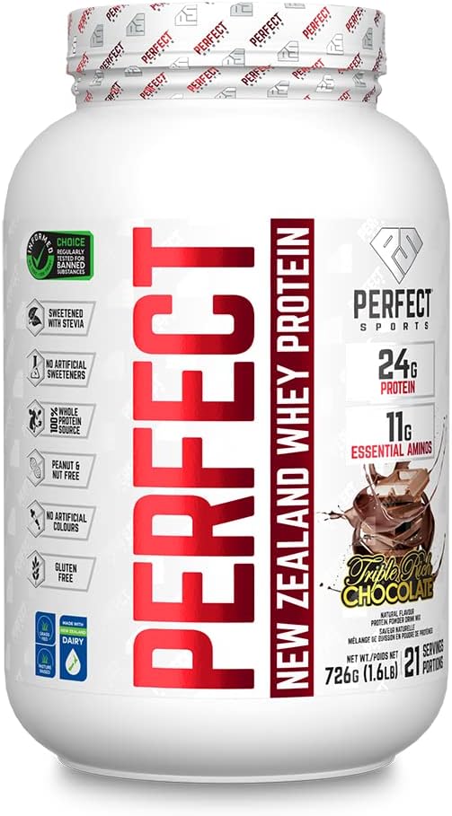 Perfect Sports PERFECT New Zealand Whey Concentrate Triple Rich Chocolate 1.6lb