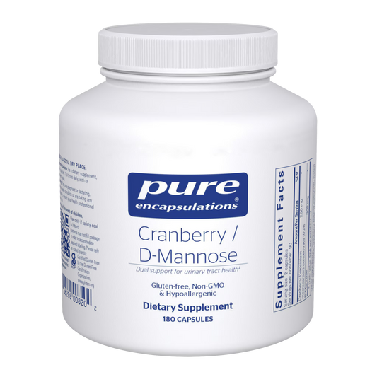 Pure Encapsulations Cranberry/D-Mannose 180 Capsules