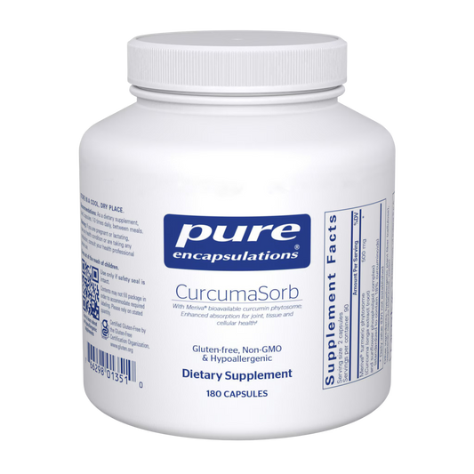 Pure Encapsulations CurcumaSorb 180 Capsules