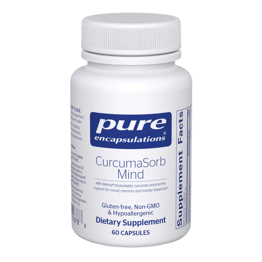 Pure Encapsulations CurcumaSorb Mind 60 Capsules