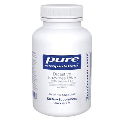 Pure Encapsulations Digestive Enzymes Ultra with Betaine HCl 180 Capsules