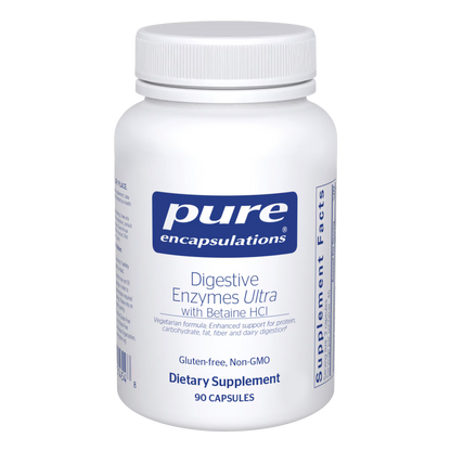 Pure Encapsulations Digestive Enzymes Ultra with Betaine HCl 90 Capsules
