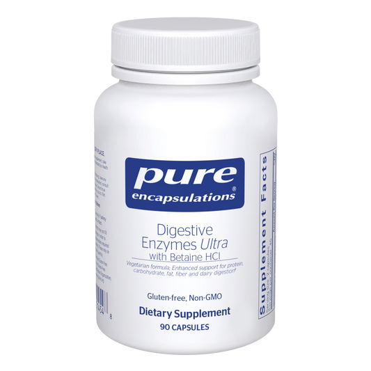 Pure Encapsulations Digestive Enzymes Ultra with Betaine HCl 90 Capsules