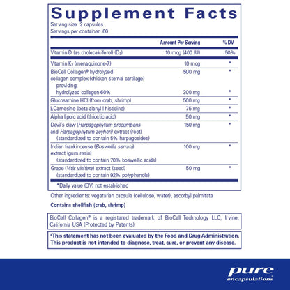 Pure Encapsulations Disc-Flex 120 Capsules