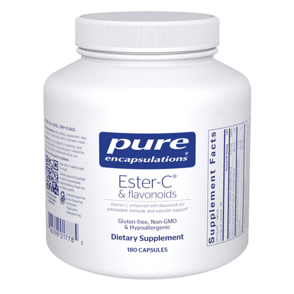 Pure Encapsulations Ester-C & flavonoids 180 Capsules