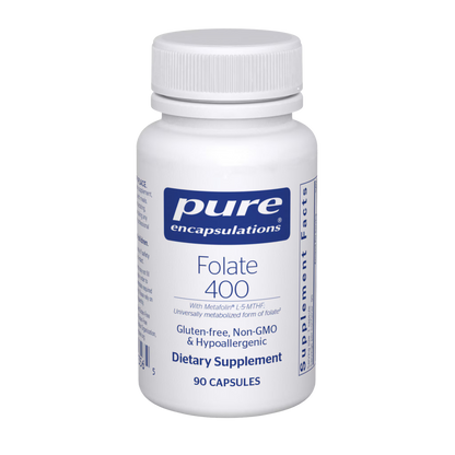 Pure Encapsulations Folate 400mcg 90 Capsules