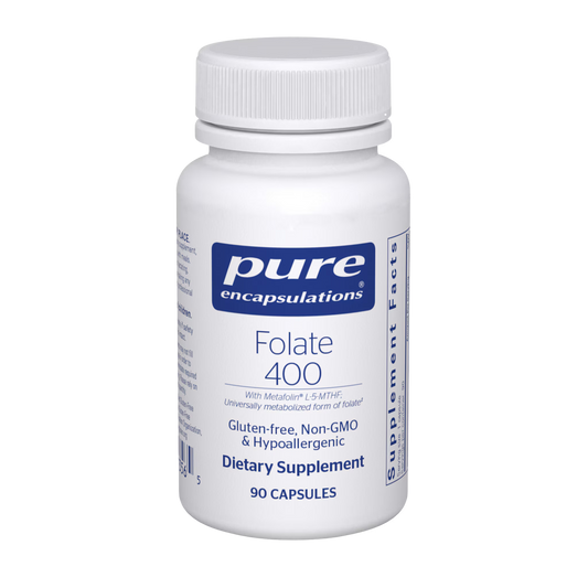 Pure Encapsulations Folate 400mcg 90 Capsules