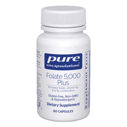 Pure Encapsulations Folate 5,000 Plus 60 Capsules