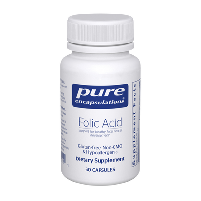 Pure Encapsulations Folic Acid 60 Capsules