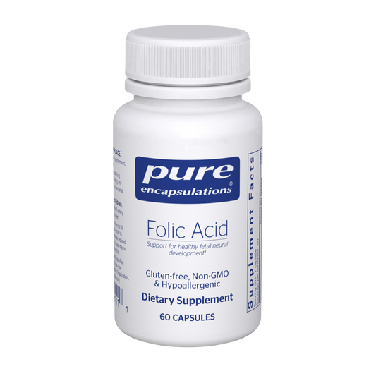 Pure Encapsulations Folic Acid 60 Capsules
